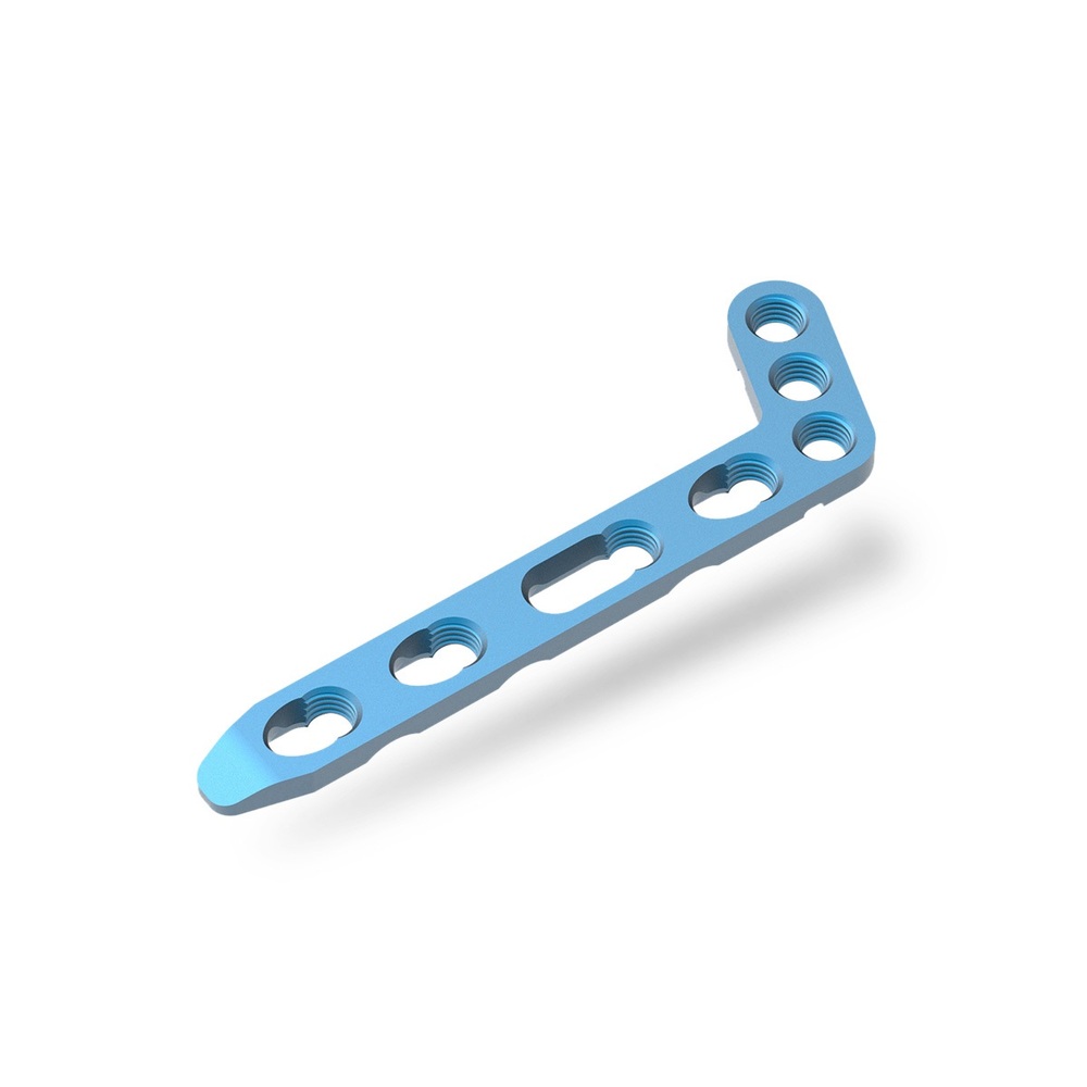 OBLIQUE DISTAL RADIUS LOCKING PLATE { L / R }.